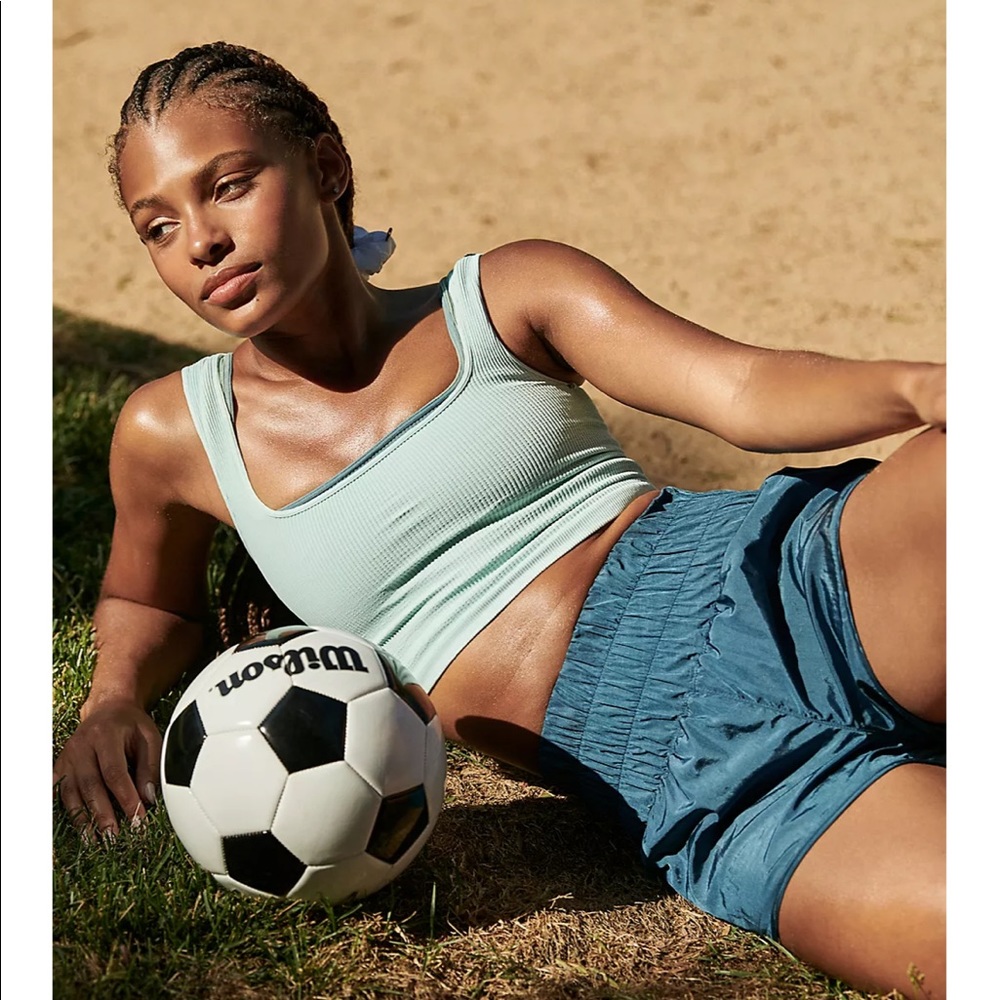 FP Movement Way Home shorts in color “Coastline”